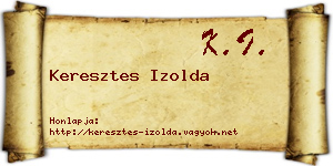 Keresztes Izolda névjegykártya